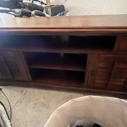Dark Wood Entertainment Center