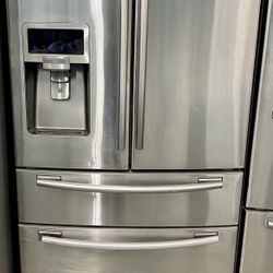 Stainless Steel Samsung 4 Door Refrigerator