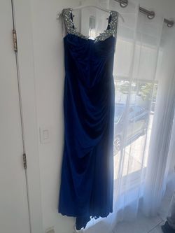 Blue Evening Gown - Size 8