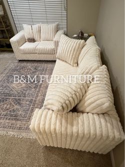 New Corduroy Sofa & Loveseat