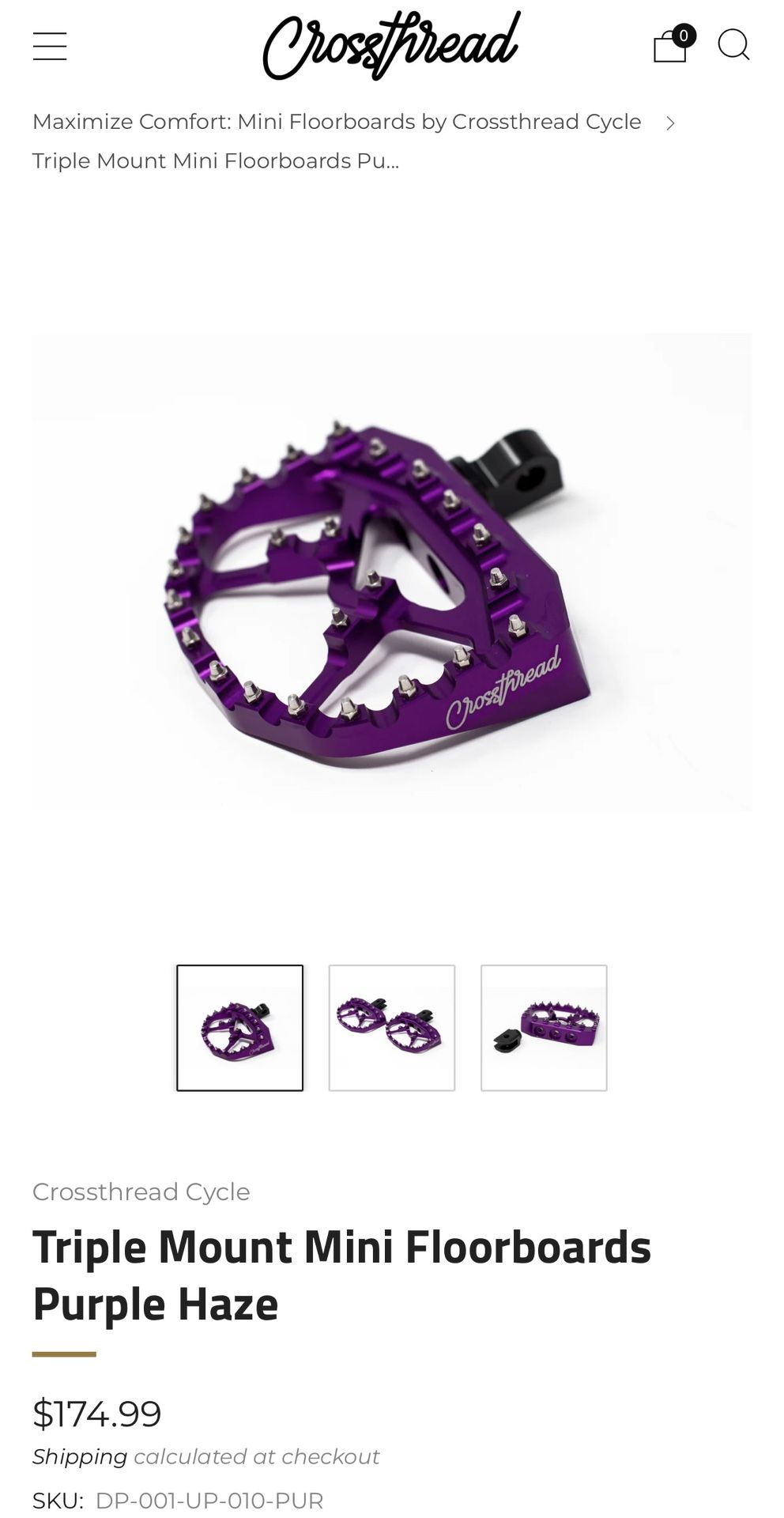 Harley Davidson Mini Foot Boards 