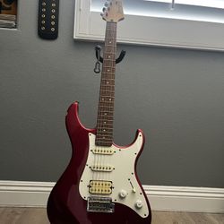 Pacifica Yamaha Electric Guitar Metallic Red