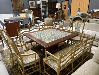 Habersham Tile Top Dining Set