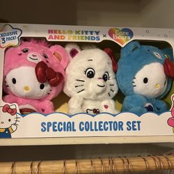 Hello Kitty, Care Bear Plushies 