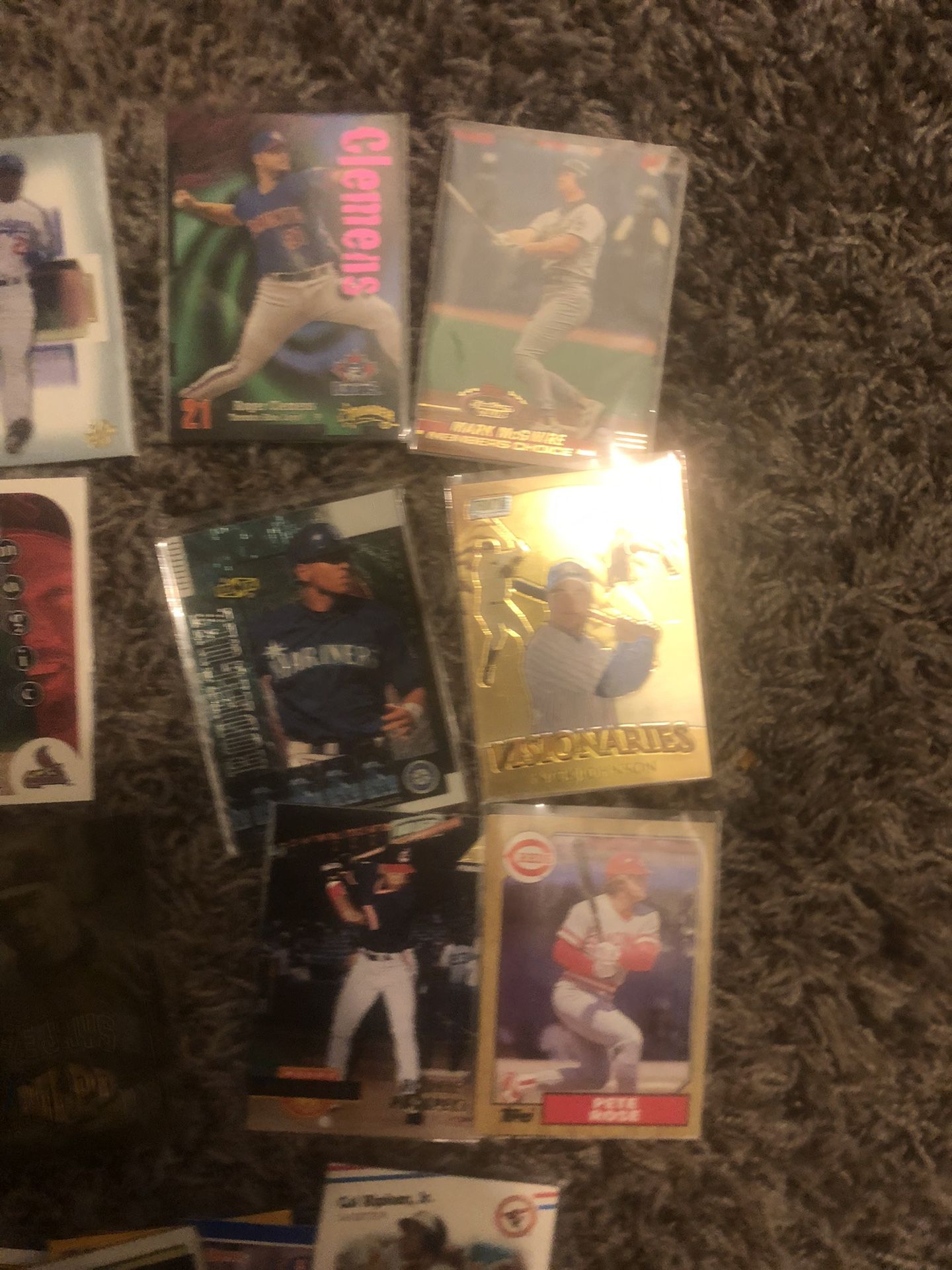 Vintage BAseball Cards McGwire, Bonds, Ripken Jr Rodriguez