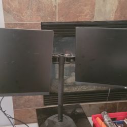 Dual LG Monitors With Stand