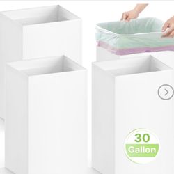 4 Pack Extra Large Disposable Trash Cans