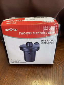 Two Way Electric Air Pump Cz-208 Open Box Damaged