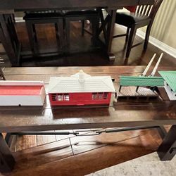 Vintage Plasticville Structures For O or S Scale Train 