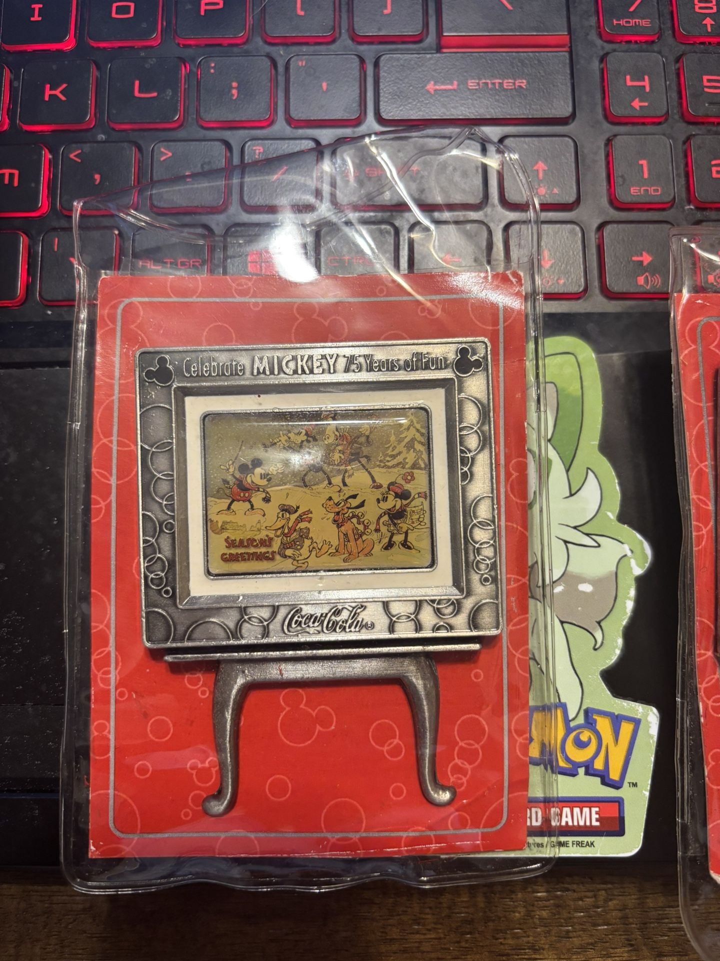 2 Walt Disney Celebrate Mickey 75 Years Of Fun Coca Cola Mini Frame