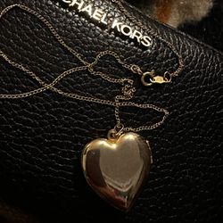 Dove Engraved Heart Locket 