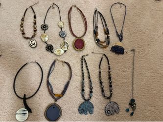 Beaded necklaces