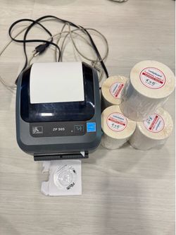 ZEBRA ZP505 Thermal Label Printer Ethernet Network Version