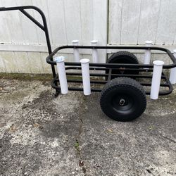 Fishing cart and rod carrier