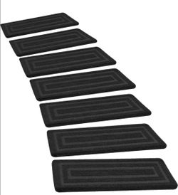 PURE ERA Bullnose Carpet Stair Treads – 14 Pieces – 30" x 9.5"