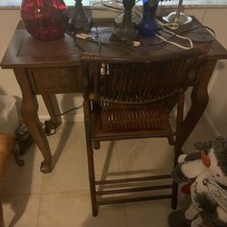 Antique Desk And chair 