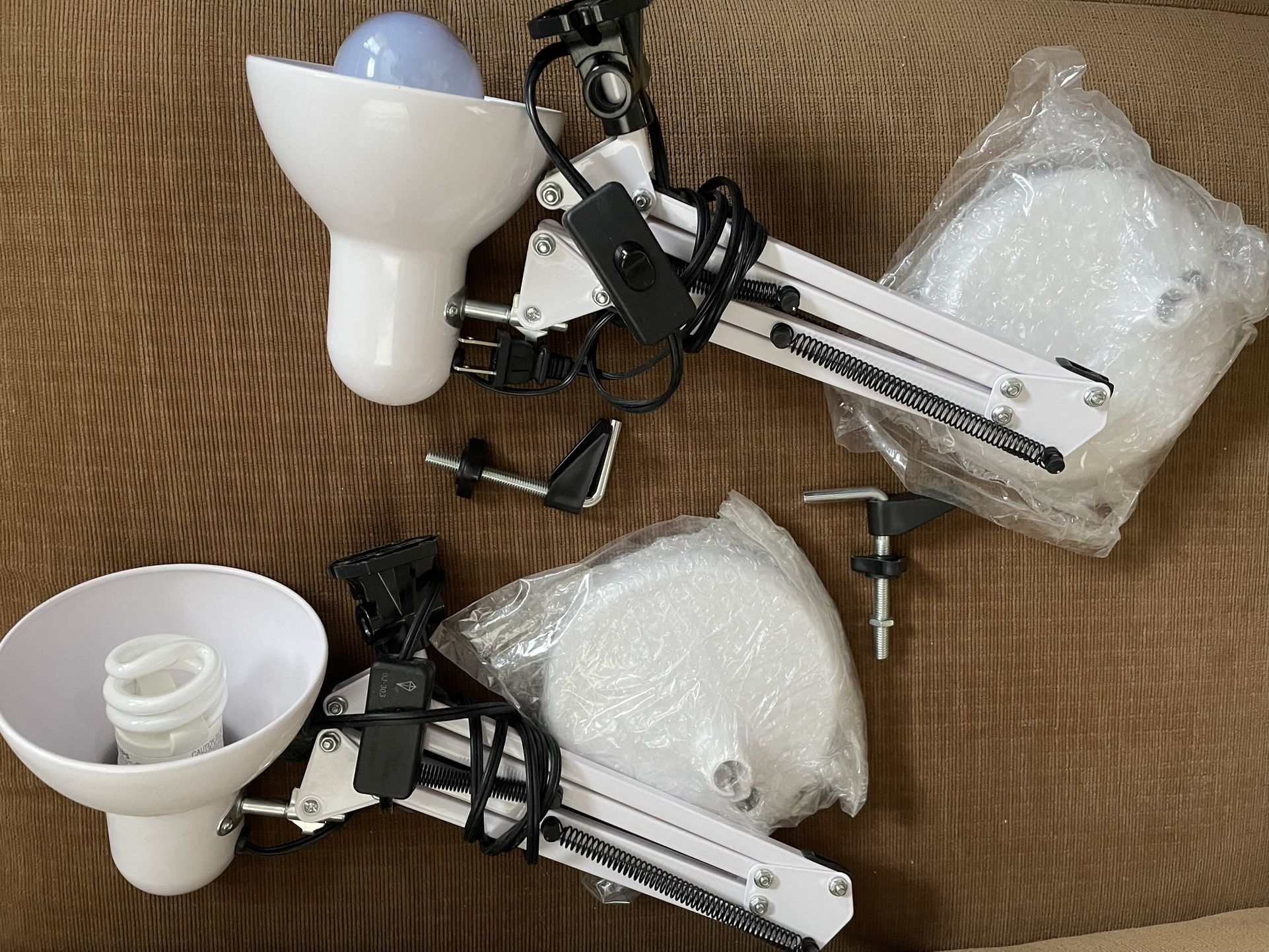 Two Desk/ Work Lamps