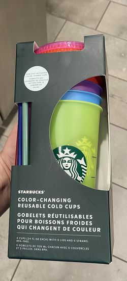 Starbucks Color Changing Reusable Cold Cups