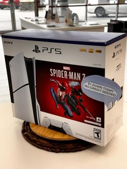 LIMITED STOCK 🔥 Sony Playstation -  PS5 Slim & PS5 Pro  - Gaming Console– Take It Home for Just $5 Down! 🎮