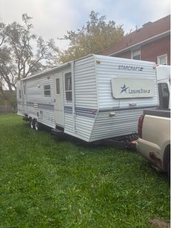 Side pushes out great camper