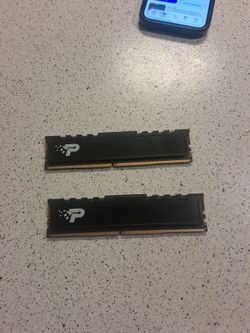 DDr4 2x8gb patriot ram sticks
