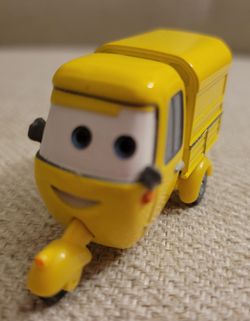 RARE Disney Pixar Cars 2 Diecast Sal Machiani (Rare Three-Wheeler)