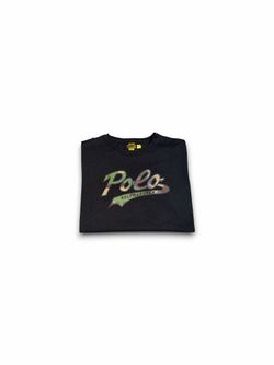 Polo Ralph Lauren camo script essential t-shirt black mens XL