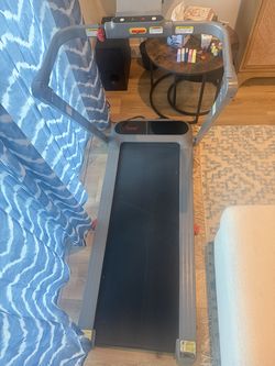 Sunny Health & Fitness Folding Treadmill – Compact Home Walking/Running Machin