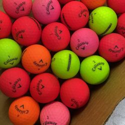 Callaway Matte Finish Color Golf Balls