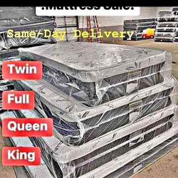 ❤️❤️Twin, full, Queen, King  Mattress & Bed, bedframe Box Available for SALE 💫Cash on delivery 🚚✅
