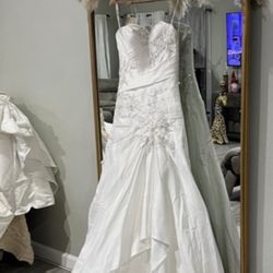 Gown /dress White Xsmall Small Sample New 