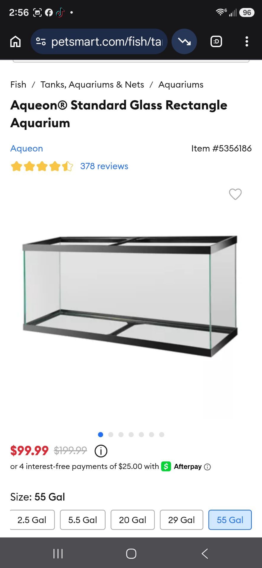 55 Gallon Aquarium with Stand