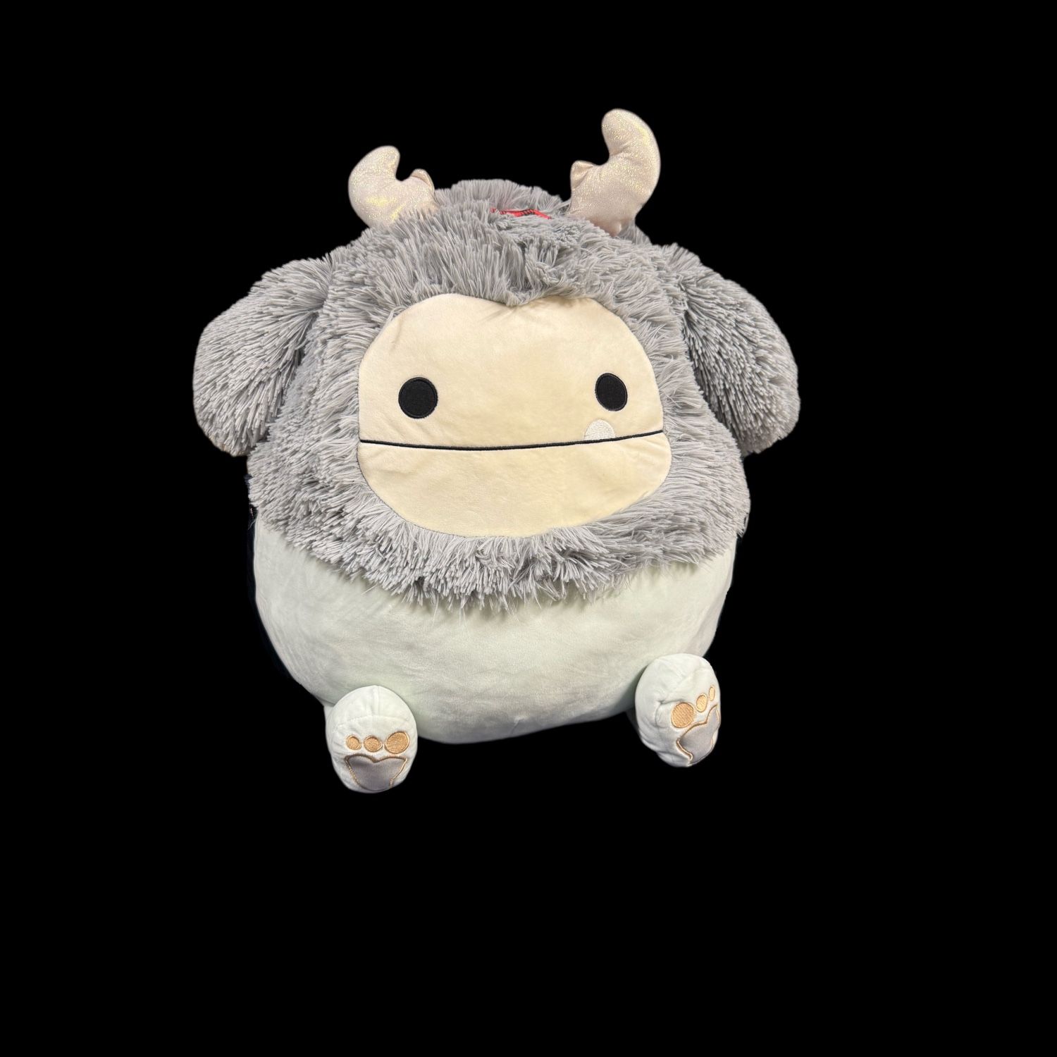 20in Evita Squishmallow with Antlers Plaid Headband