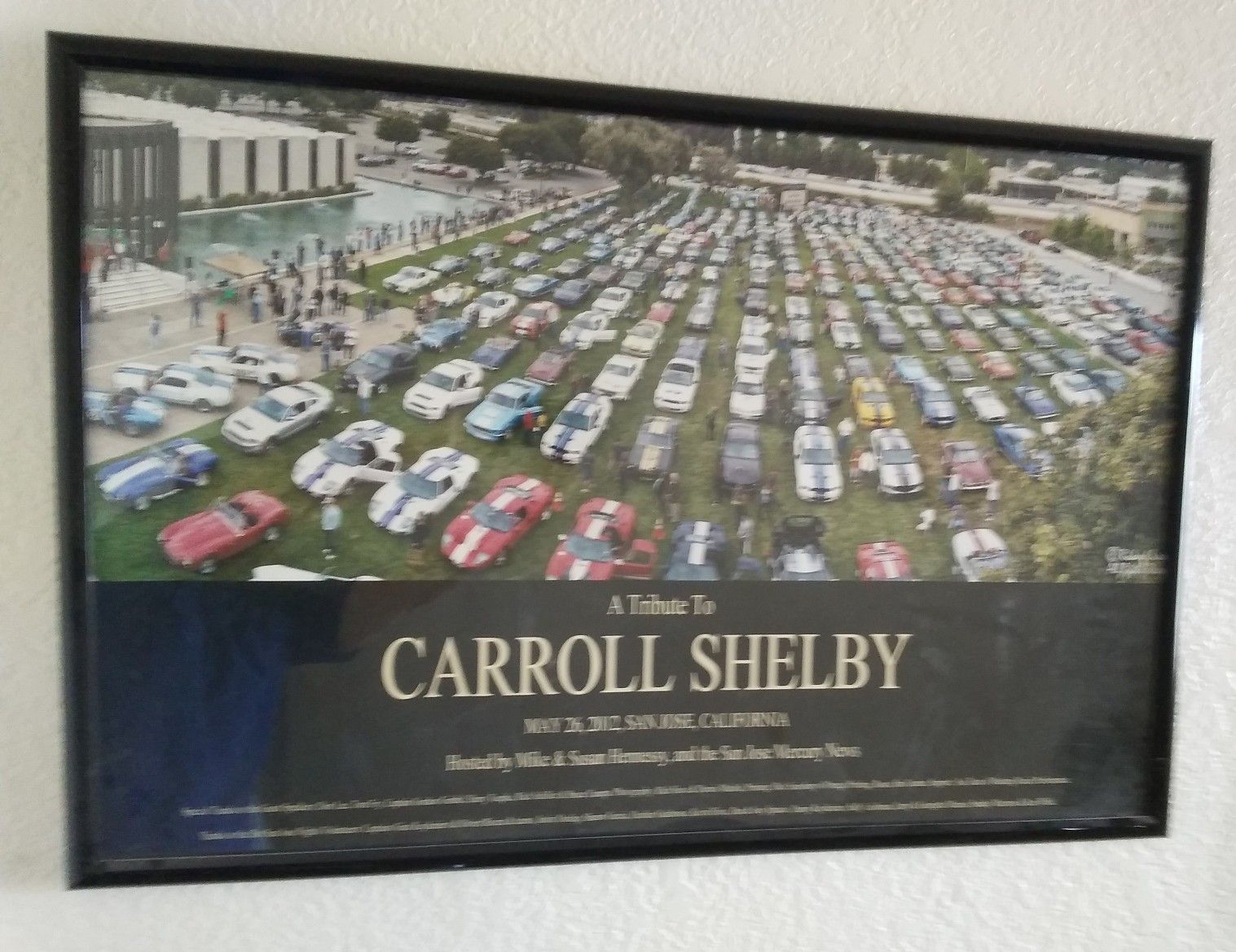 Framed Carrol Shelby show