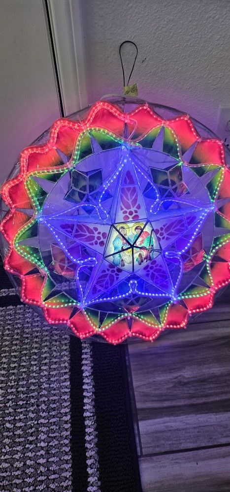 Christmas Parol LED lantern 19.5 Inch