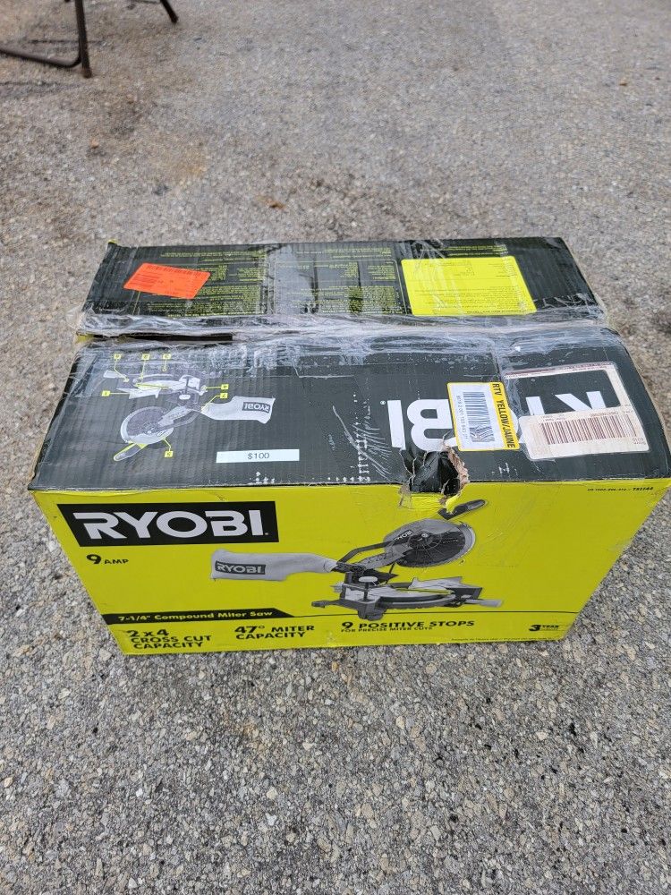 πͺ Ryobi 7-1/4β Compound Miter Saw
