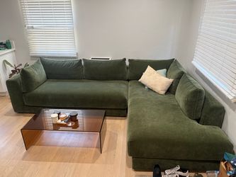 Poly & Bark Green Sectional Couch