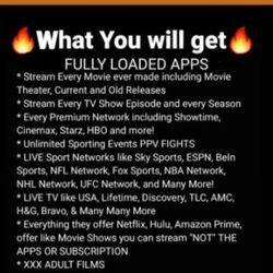 4k Max Streaming Device Modded Programmed Loaded With Best Apps To Stream Everything 