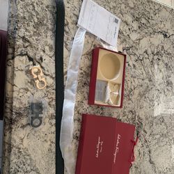 Original never used  Salvatore Ferragamo belt mens black