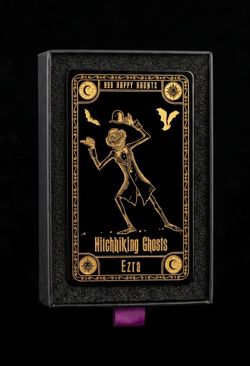 Disneyland Exclusive Haunted Mansion Glass Card- Tarot Card Ezra