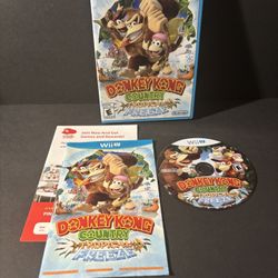 Donkey Kong Country: Tropical Freeze (Nintendo Wii U, 2014) CIB