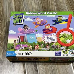 Super Why Hidden Word Puzzle