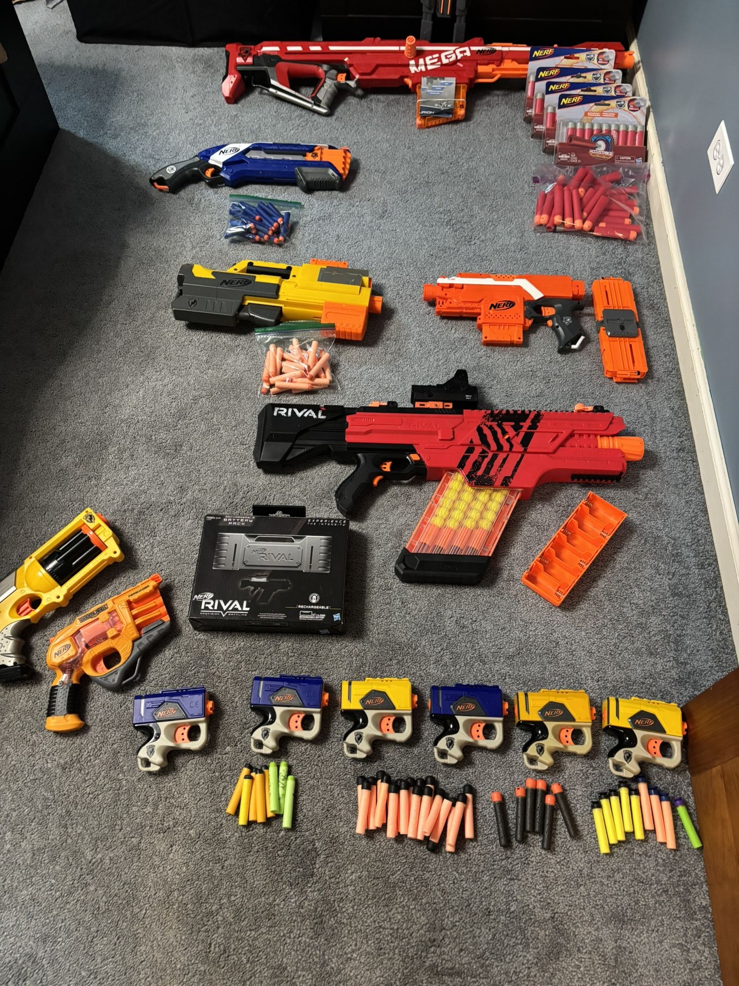 A Lot Of NERF guns