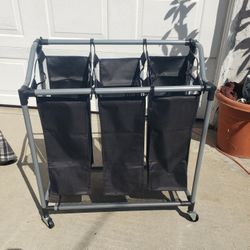 Laundry Hamper  - New And On Wheels