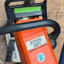 Stihl 021 Gas Powered Chainsaw