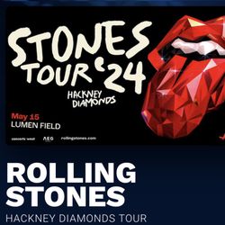 Two Rolling Stones Tickets , May 15th, Lumen Field
