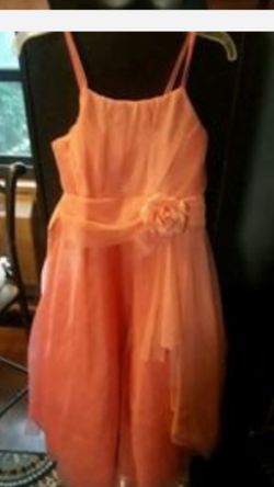 Chiffon girls sleeveless dress