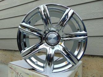 4 Brand New Chrome 16X7.5 MB Alpina Rims 5X120 +35MM Offset