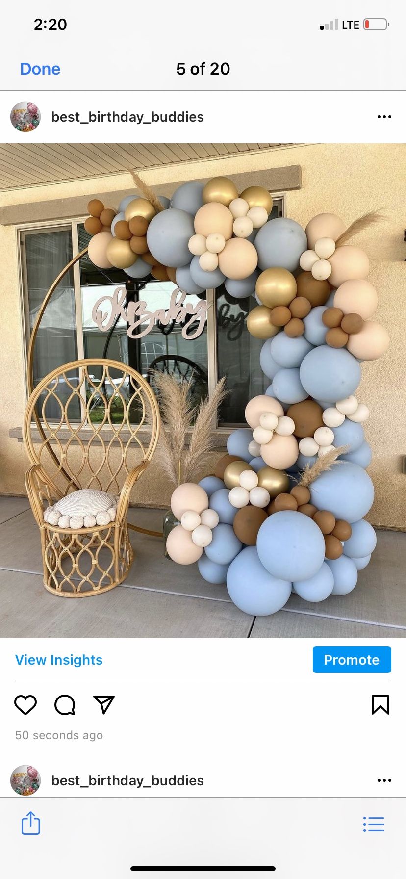 Balloons baby shower birthday party decoration