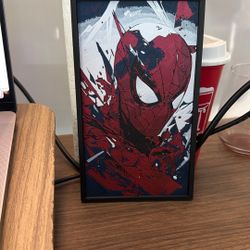 Spider-Man Edge Engraved Sketch Paint By T.Optics